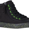 FINAL SALE - Black/Green Speckle BILLY Classic Lace High Tops 2 FINAL SALE - Black/Green Speckle BILLY Classic Lace High Tops -Billy Shop BK22100 002 45 lateral 940x614 07b9699f 4f24 4fd1 b56e 37845a7d7d18
