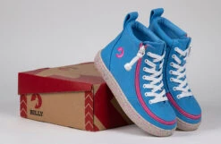 FINAL SALE - Blue/Pink Speckle BILLY Classic Lace High Tops -Billy Shop BK22100 420 studio 2 940x614 759c9965 f55f 46c5 a357 4d2b002844eb