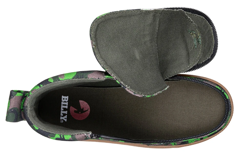 FINAL SALE - Green Dino BILLY Classic Lace High Tops 7 FINAL SALE - Green Dino BILLY Classic Lace High Tops - Image 5