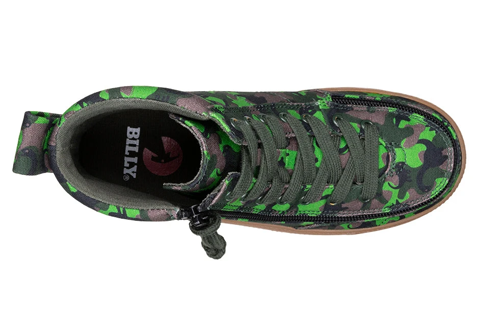 FINAL SALE - Green Dino BILLY Classic Lace High Tops 6 FINAL SALE - Green Dino BILLY Classic Lace High Tops - Image 4