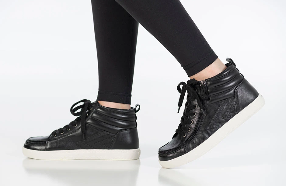 Black Leather BILLY Ten9 CS Sneaker High Tops 12 Black Leather BILLY Ten9 CS Sneaker High Tops - Image 10