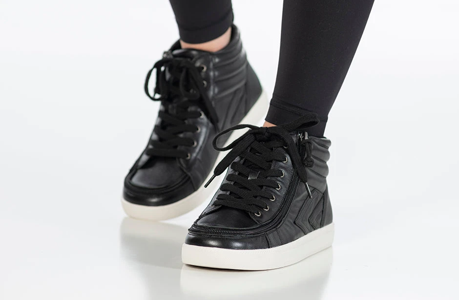 Black Leather BILLY Ten9 CS Sneaker High Tops 13 Black Leather BILLY Ten9 CS Sneaker High Tops - Image 11