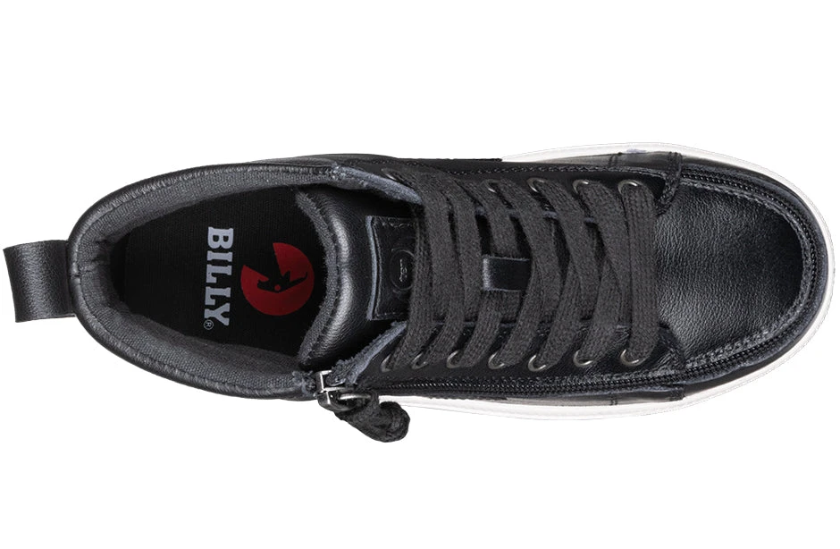 Black Leather BILLY Ten9 CS Sneaker High Tops 6 Black Leather BILLY Ten9 CS Sneaker High Tops - Image 4