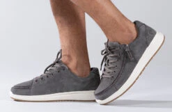 Men's Grey Suede BILLY Comfort Lows -Billy Shop BM20101 030 studio standing 1 940x614 74627bfa 4a7a 41b2 860d df49f4804801