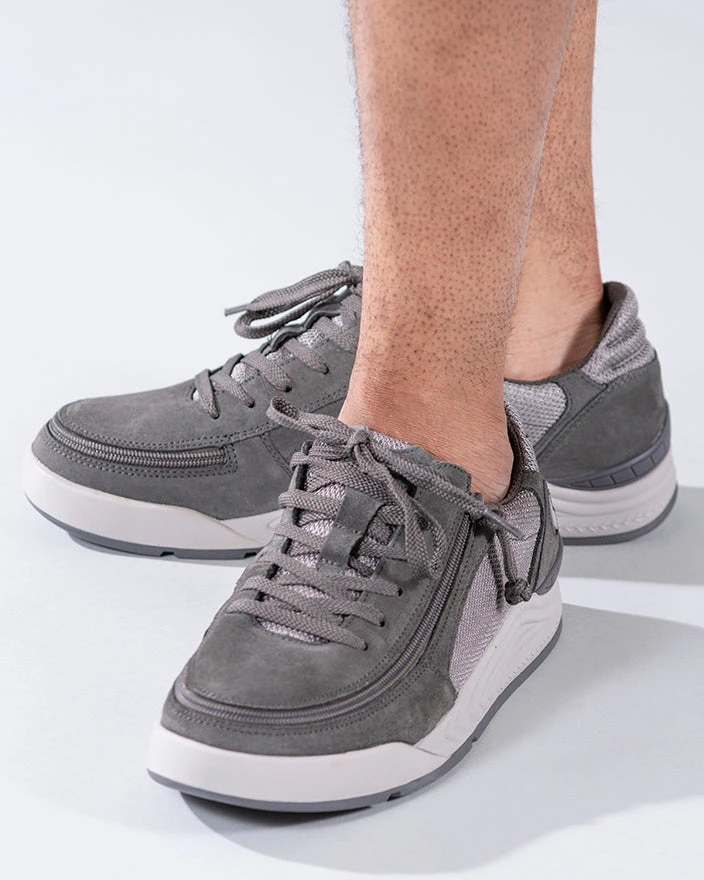 FINAL SALE - Men's Charcoal Suede/Mesh BILLY Comfort Classic Lows 11 FINAL SALE - Men's Charcoal Suede/Mesh BILLY Comfort Classic Lows - Image 9