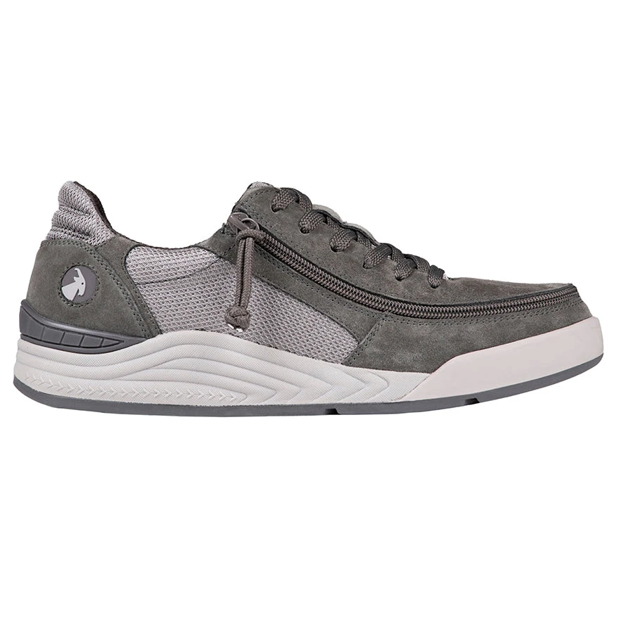 FINAL SALE - Men's Charcoal Suede/Mesh BILLY Comfort Classic Lows 4 FINAL SALE - Men's Charcoal Suede/Mesh BILLY Comfort Classic Lows - Image 2