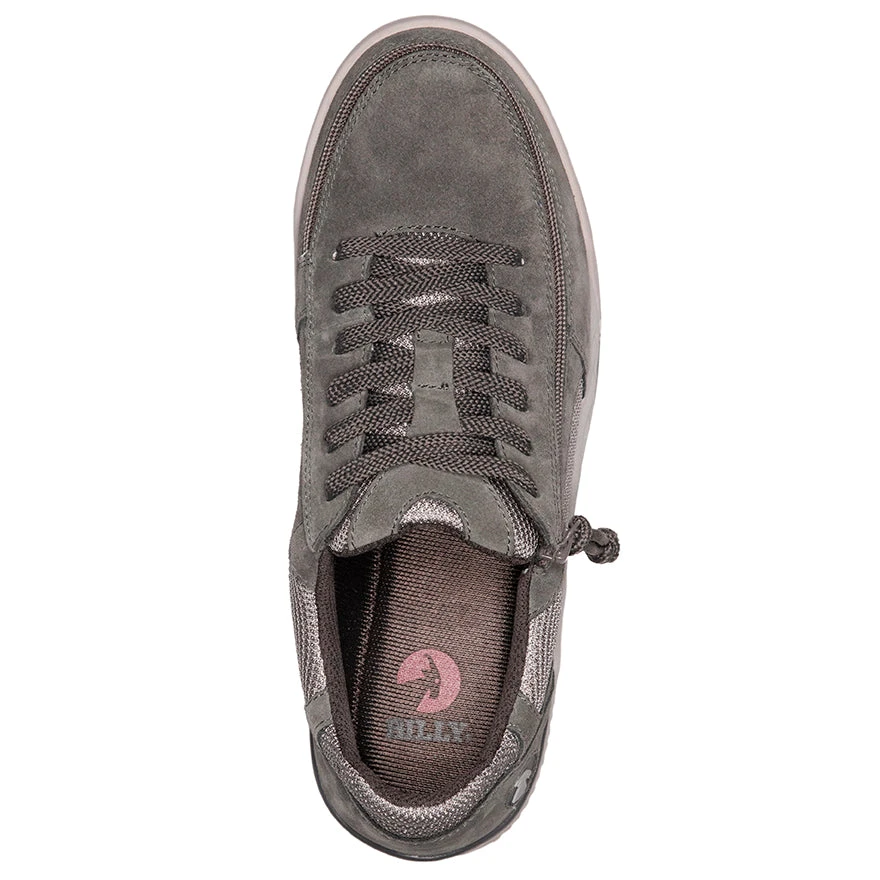 FINAL SALE - Men's Charcoal Suede/Mesh BILLY Comfort Classic Lows 5 FINAL SALE - Men's Charcoal Suede/Mesh BILLY Comfort Classic Lows - Image 3