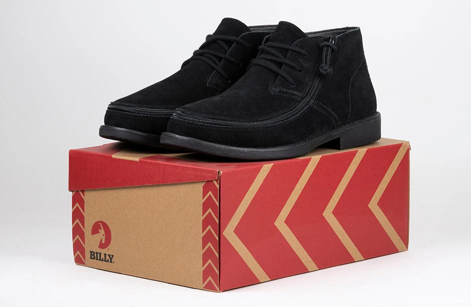 FINAL SALE - Men's Black BILLY Chukkas 8 FINAL SALE - Men's Black BILLY Chukkas - Image 6