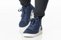 Men's Navy/White BILLY CS Sneaker High Tops -Billy Shop BM22342 410 studio standing 2 940x614 982657da 68ae 462a a2a1 2e0df60c4a5a