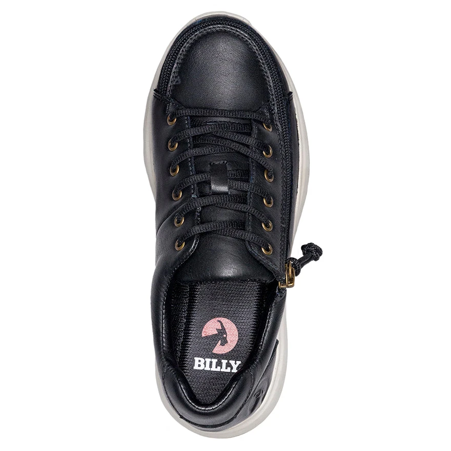 FINAL SALE - Women's Black Leather BILLY Comfort Lows 5 FINAL SALE - Women's Black Leather BILLY Comfort Lows - Image 3