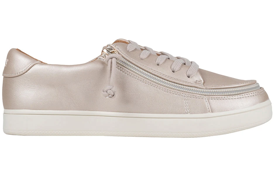 FINAL SALE - Women's Champagne BILLY Sneaker Low Tops 4 FINAL SALE - Women's Champagne BILLY Sneaker Low Tops - Image 2