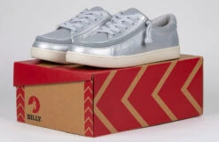 FINAL SALE - Women's Silver Grey Metallic BILLY Sneaker Low Tops -Billy Shop BW22128 050 studio 1 940x614 efea3583 d8d0 4400 9169 5878624f9818
