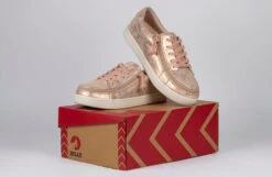 FINAL SALE - Women's Rose Gold BILLY Sneakers -Billy Shop BW22128 680 studio 3 940x614 72d3e296 91e7 426e a2a2 7814c1e9d9dd