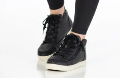 FINAL SALE - Women's Black BILLY Sneaker Lace Mid Tops -Billy Shop BW22135 001 studio standing 2 940x614 6ed14d79 c7fe 459a a0be ee716a42eceb
