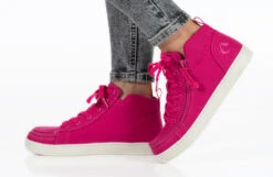 FINAL SALE - Women's Orchid Flower BILLY Sneaker Lace Mid Tops -Billy Shop BW22135 670 studio standing 1 940x614 0662c100 a60c 4880 8eb0 5a4ab51a3d87