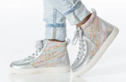 Silver Rainbow BILLY Classic Lace High Tops -Billy Shop bk23100 041 studio standing 1 940x614 52634022028 o