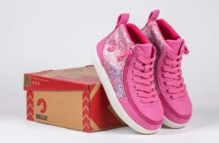 Fuchsia Snake BILLY Classic D|R II High Tops -Billy Shop bk23153 670 w on box 2 940x614 52475928790 o