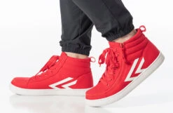Men's Red/White BILLY CS Sneaker High Tops -Billy Shop bm23142 600 studio standing 1 940x614 52633738166 o